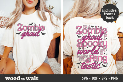 I'm A Zombie Ghoul SVG | Dolly Halloween SVG SVG Wood And Walt 