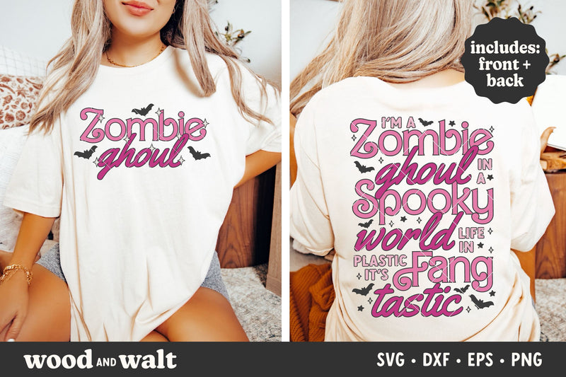 I'm A Zombie Ghoul SVG | Dolly Halloween SVG SVG Wood And Walt 