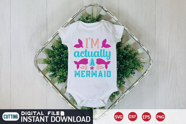 i'm actually a mermaid SVG designer krishna 