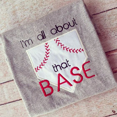 I'm All About that Base Applique Embroidery Embroidery/Applique Designed by Geeks 