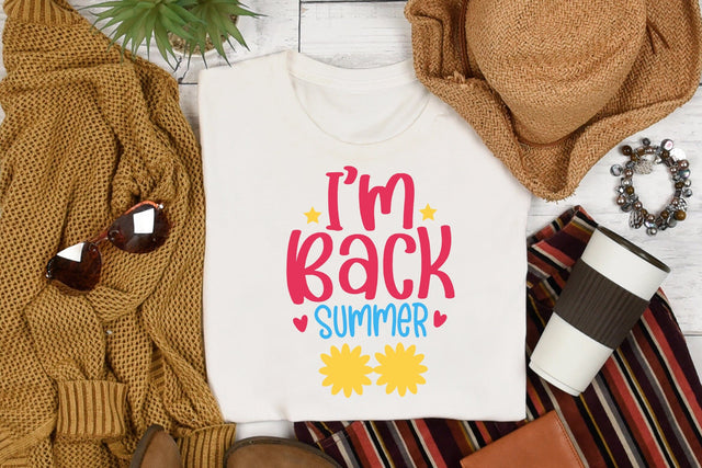 I'm Back Summer SVG | Last Day Of School SVG SVG dapiyupi store 