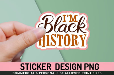 Im Black history Sublimation PNG Sublimation Regulrcrative 