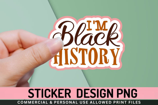Im Black history Sublimation PNG Sublimation Regulrcrative 