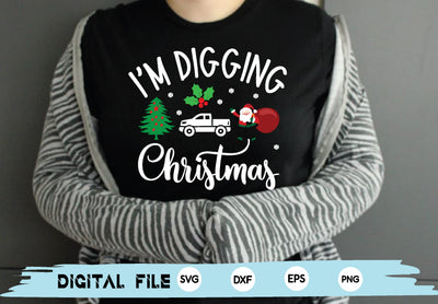 I’m Digging Christmas SVG md faruk hossain 