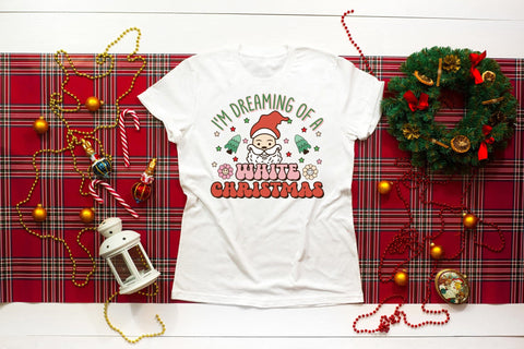 I'm Dreaming of a White Christmas PNG Sublimation Sublimation CraftLabSVG 