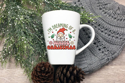 I'm Dreaming of a White Christmas PNG Sublimation Sublimation CraftLabSVG 