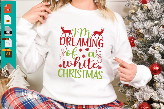 Im Dreaming of a White Christmas SVG Craftlabsvg24 