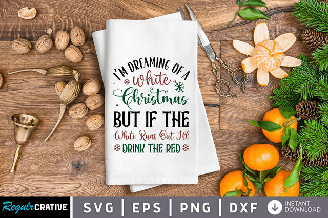 Im dreaming of a white christmas SVG Design SVG Regulrcrative 