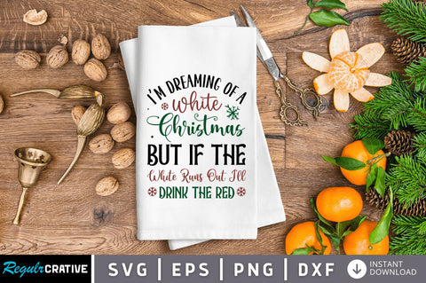 Im dreaming of a white christmas SVG Design SVG Regulrcrative 