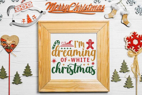 Im dreaming of white christmas SVG Angelina750 