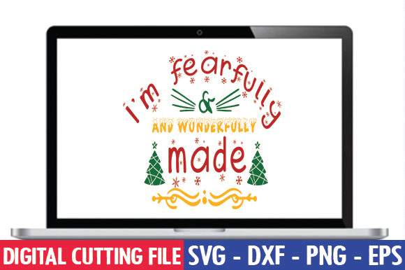 I'm fearfully and wonderfully made SVG SVG thesvgfactory 