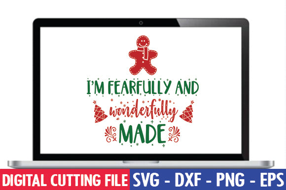 I'm fearfully and wonderfully made SVG SVG thesvgfactory 