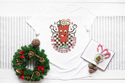 I'm Freaking Jolly - Retro Christmas Sublimation Sublimation CraftLabSVG 