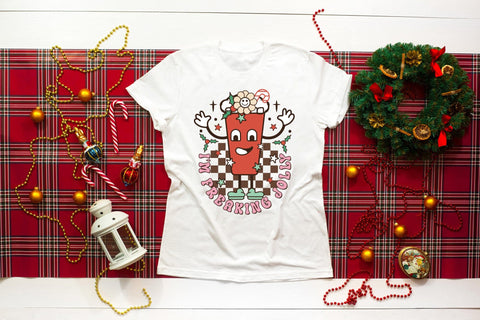 I'm Freaking Jolly - Retro Christmas Sublimation Sublimation CraftLabSVG 