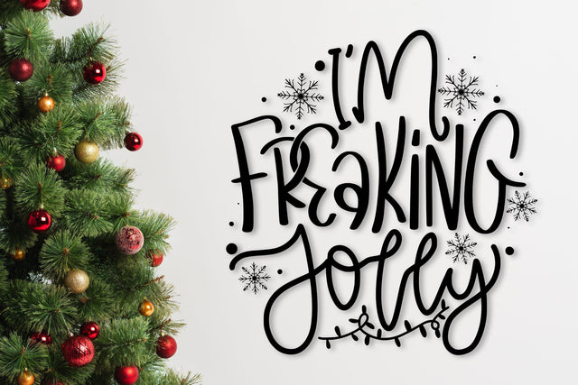 I'm Freaking Jolly SVG Funny Christmas Quotes SVG dapiyupi store 