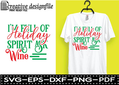i'm full of holiday spirit ask wine SVG farhad farhad 
