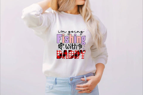 I’m Going Fishing with Daddy Sublimation SVGArt 