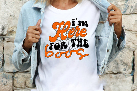 i’m here for the boos SVG designartist 