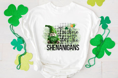 Im here for the shenanigans Sublimation PNG Sublimation Regulrcrative 