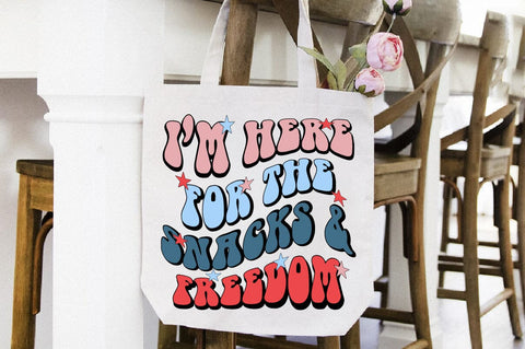 I’m Here For The Snacks & Freedom Sublimation Creativeart88 