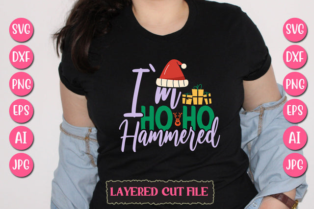 I`m Ho Ho Hammered SVG Cut File SVG Newmockups 