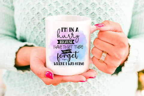 I'm In a Hurry I Funny Tshirt Quotes Sublimation I PNG Sublimation Happy Printables Club 