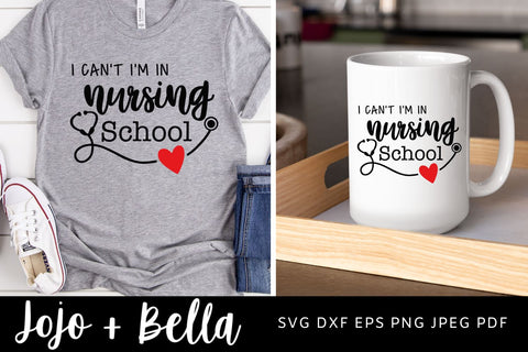 I'm In Nursing School Svg, Nurse Svg, Nurses Week, Nurse Appreciation, Nurse, SVG, Svg File, Cricut, Cameo, Silhouette, Nursing Svg cut file SVG Jojo&Bella 