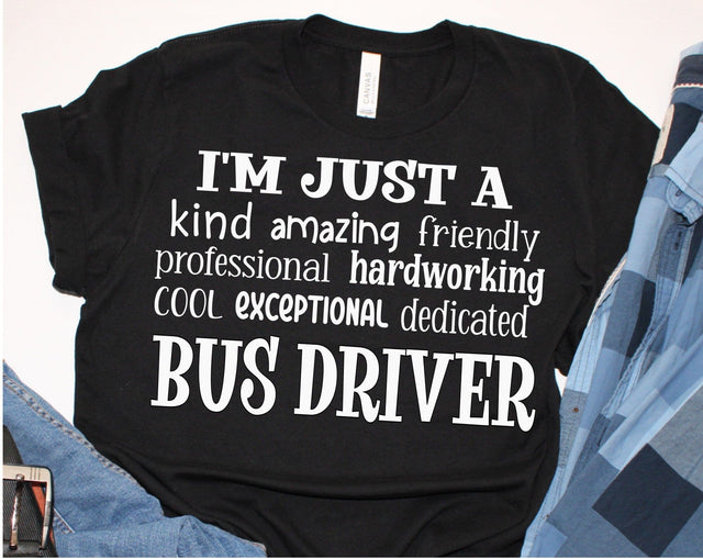 I'm just a Bus driver SVG Calico Creations Svg 