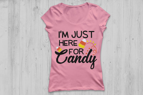 I'm just here for candy| Halloween SVG Cutting Files SVG CosmosFineArt 