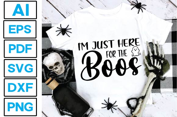 I'm Just Here for the Boos SVG Craftlabsvg24 