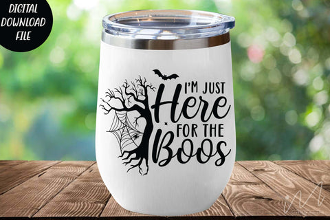I'm just here for the boos svg,Halloween Shirt, Holiday t shirt svg, Fall Shirt, Spooky Season Svg, Funny Halloween svg,Halloween gift shirt SVG Isabella Machell 
