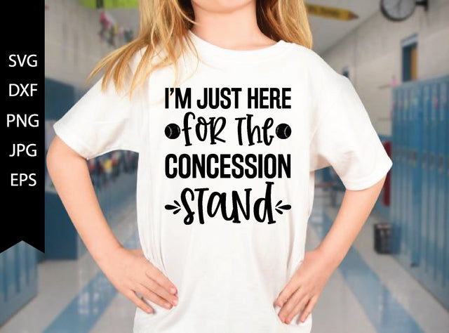 I’m just here for the concession stand SVG cut files SVG md faruk hossain 