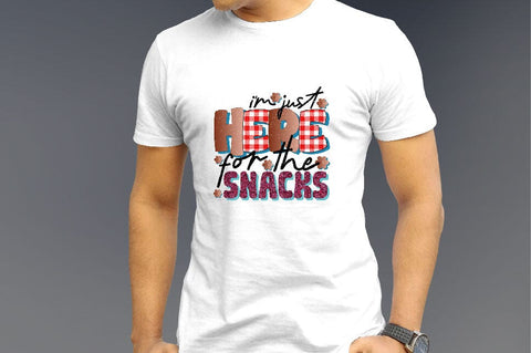 I’m Just Here for the Snacks Sublimation SVGArt 