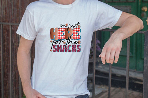 I’m Just Here for the Snacks Sublimation SVGArt 
