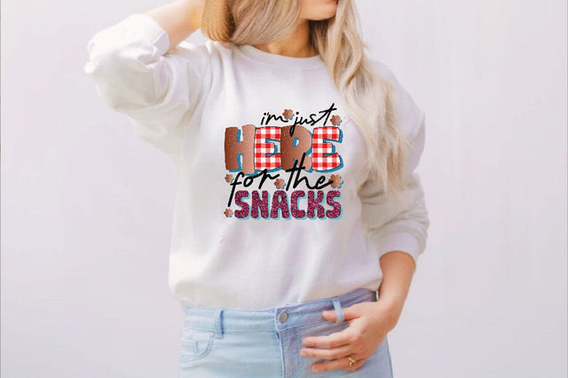I’m Just Here for the Snacks Sublimation SVGArt 