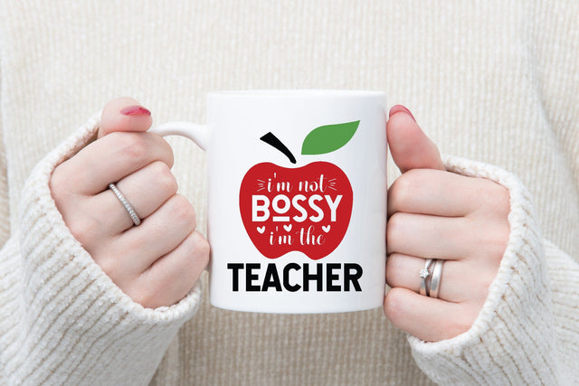 I'm not bossy I'm the teacher Svg Cut Files SVG md faruk hossain 