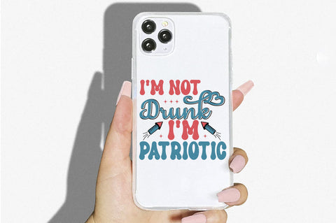 I'm Not Drunk I'm Patriotic Sublimation Creativeart88 