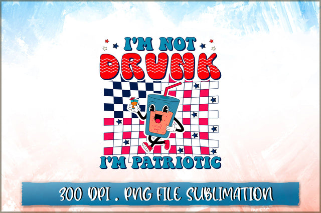 I'm not drunk I'm patriotic Sublimation SVG Shetara Begum 