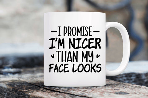 Im not responsible for what my face SVG SVG Regulrcrative 
