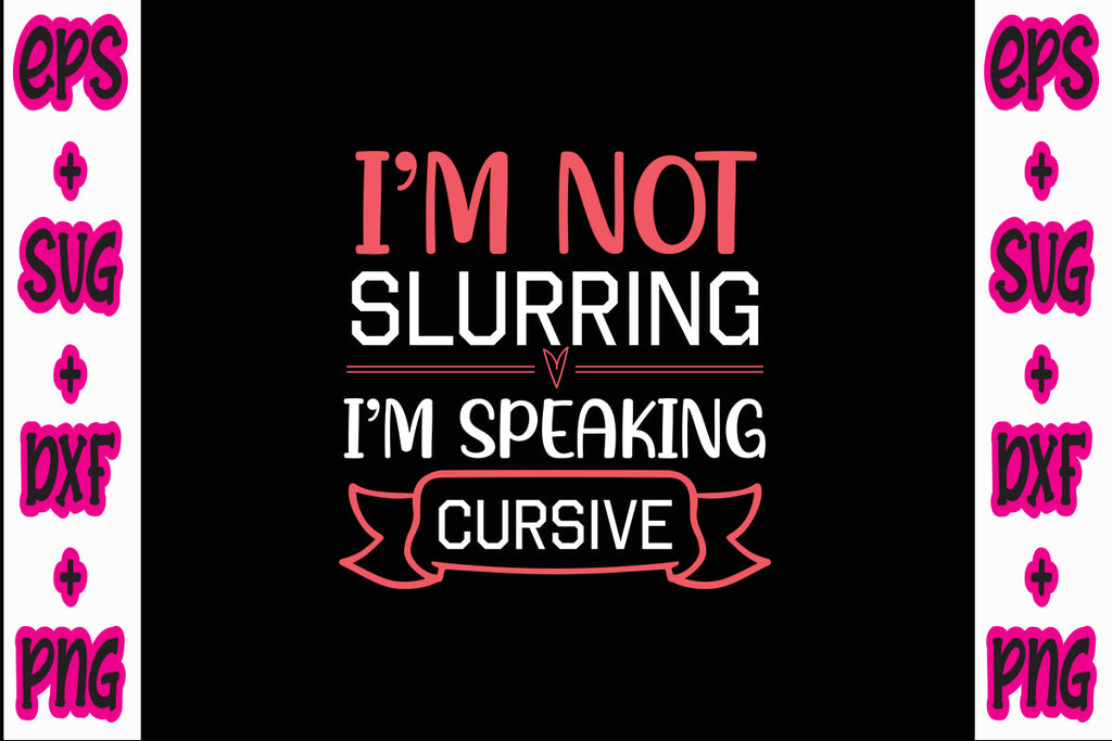 Herman Slurring I'm not slurring, I'm speaking Cursive - So Fontsy