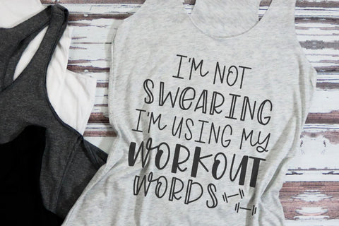 I'm Not Swearing I'm Using My Workout Words SVG Morgan Day Designs 