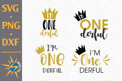 I'm Onederful SVG, PNG, DXF Digital Files Include SVG SVGStoreShop 