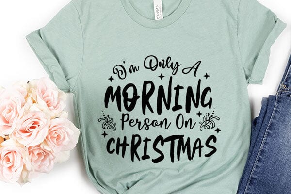 I'm Only A Morning Person On Christmas SVG Angelina750 