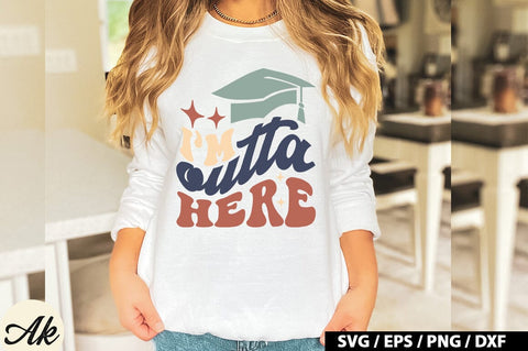 I'm outta here Retro SVG SVG akazaddesign 