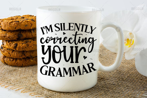 Im silently correcting your grammar SVG SVG Regulrcrative 