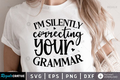 Im silently correcting your grammar SVG SVG Regulrcrative 