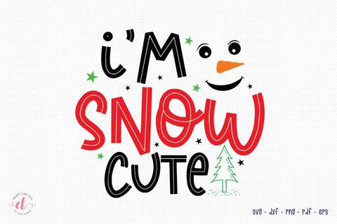 I'm Snow Cute SVG - Christmas SVG SVG CraftLabSVG 