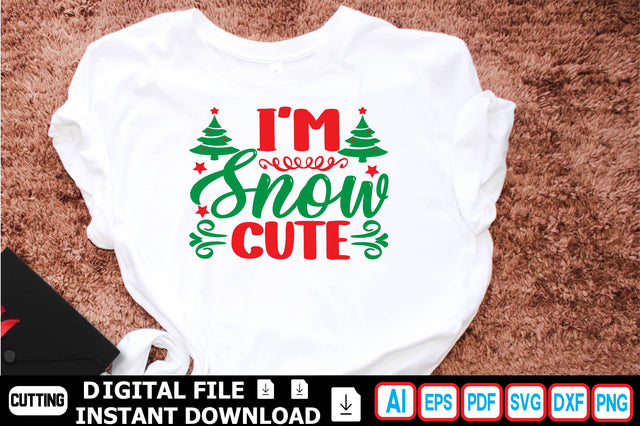 I'm Snow Cute SVG Craftlabsvg24 