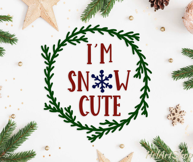 I'm snow Cute svg, first christmas svg SVG _HelArtShop_ 
