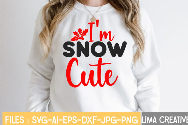 I'm Snow Cute SVG Insomnia Std 